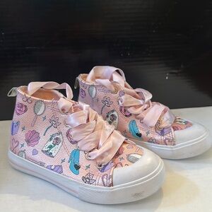 Disney Store girls hightop shoes